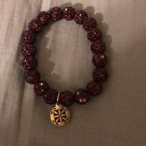 Deep Red Emerson-Rustic Cuff